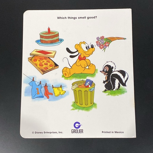 Disney: Follow Your Nose, Baby Pluto - Hardcover Board Book - Picture 2 of 6